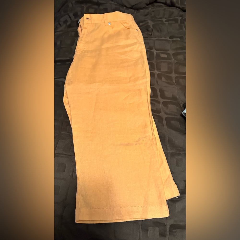 Lauren cotton pants wide legs brand new